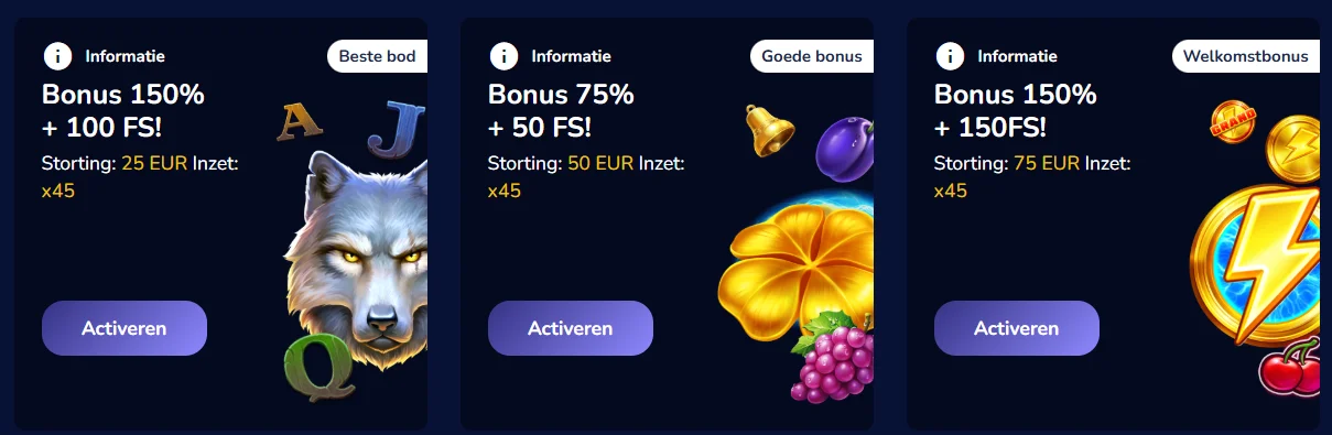 Slots Eater Casino Welkomstbonussen Slots Eater Casino welkomstbonussen met free spins en stortingsaanbiedingen